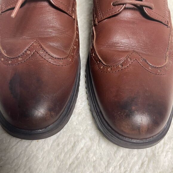 Cole Haan Men\'s Brown Leather Oxfords main image 9